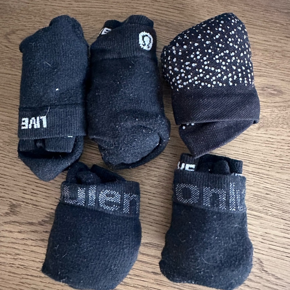 Lululemon Athletic Socks 5 Pack